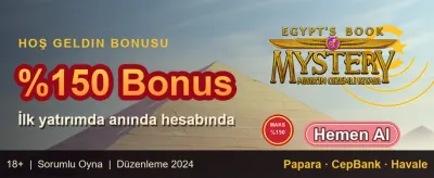 %100 İlk Yatırım Eşleşmesi promotion banner